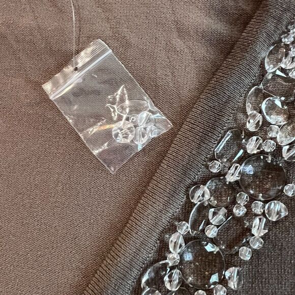 Susan Graver & Isaac Mizrahi Bejeweled Bead Sparkle Tops Women's Sz. 1x Lot of 2 - Picture 11 of 14